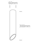 Ceiling luminaires for replaceable light source - One Light black Litochoro tube ceiling lamp 12105E2/B/GL - product 2