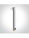 One Light ceiling tube lamp white black Lutraki 12105E3/W/B