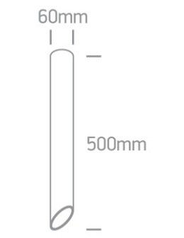 One Light ceiling tube lamp white black Lutraki 12105E3/W/B - product 2
