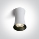 One Light Lampa sufitowa biała walec Mawromati 12105F/W