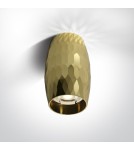 Ceiling luminaires for replaceable light source - One Light Monolitos 12105H/BS stylish brass ceiling lamp - product 1