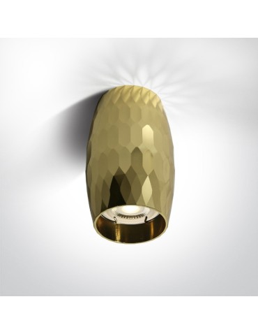 One Light Monolitos 12105H/BS stylish brass ceiling lamp