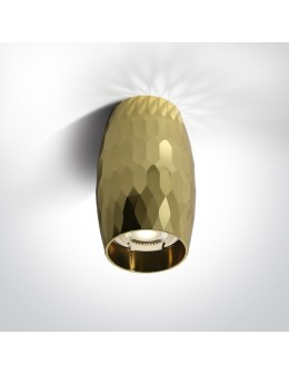 One Light Monolitos 12105H/BS stylish brass ceiling lamp