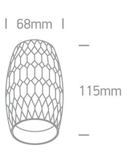 One Light Monolitos 12105H/BS stylish brass ceiling lamp - product 2