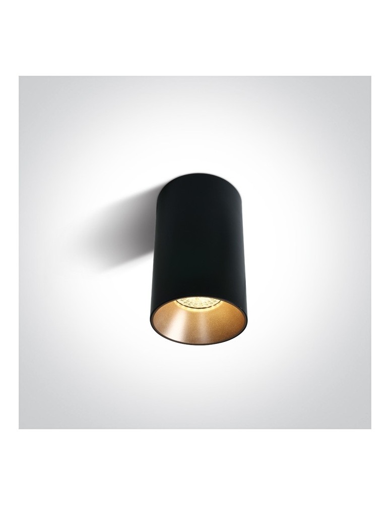 Ceiling luminaires for replaceable light source - One Light Black stylish Mistra ceiling lamp 12105M/B - product kolory-swiatla.pl 1