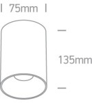 Ceiling luminaires for replaceable light source - One Light brass stylish Mistra ceiling lamp 12105M/BBS - product 2