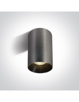 One Light Szara stylowa lampa sufitowa Mistra 12105M/MG