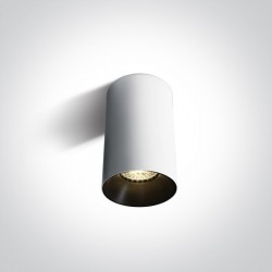 One Light Biała stylowa lampa sufitowa Mistra 12105M/W