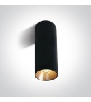 Ceiling luminaires for replaceable light source - One Light Living room lamp black cylinder Mudros 12105MA/B - product 1