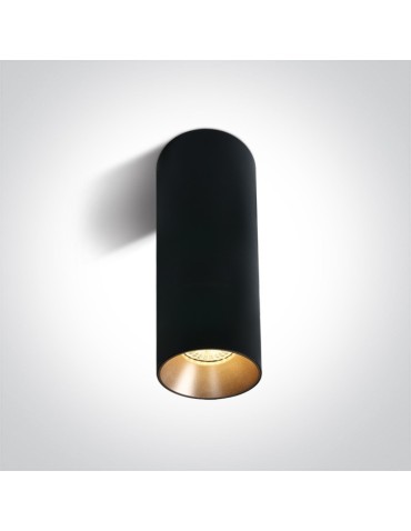 One Light Living room lamp black cylinder Mudros 12105MA/B