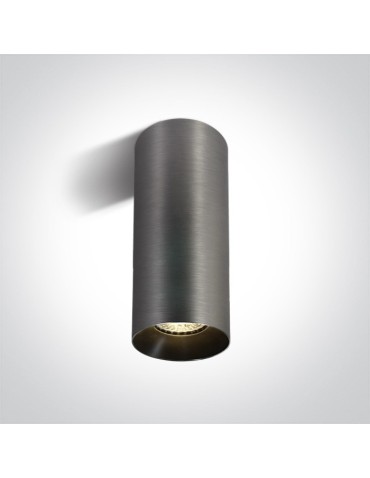 One Light grey cylinder living room lamp Mudros 12105MA/MG