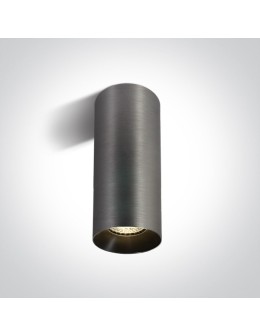 One Light Lampa do salonu szara walec Mudros 12105MA/MG