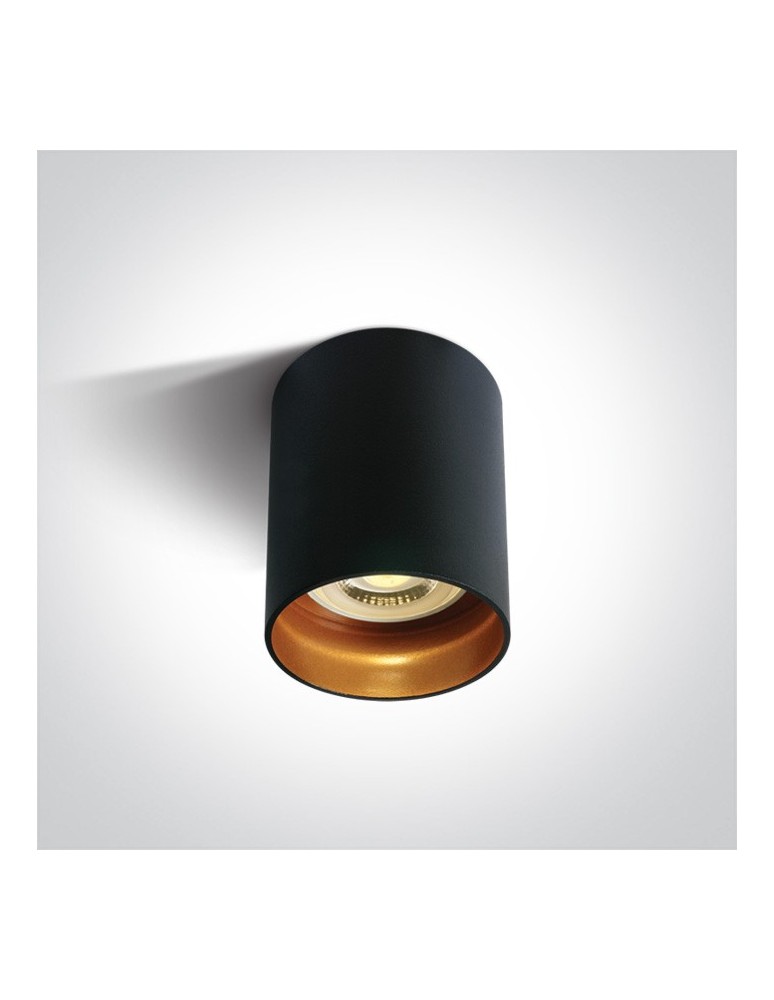 Ceiling luminaires for replaceable light source - One Light Black kitchen style ceiling lamp Muzaki 12105N/B - product kolory-swiatla.pl 1