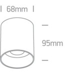 Ceiling luminaires for replaceable light source - One Light Black kitchen style ceiling lamp Muzaki 12105N/B - product 2