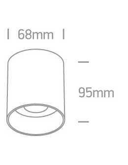 One Light Lampa sufitowa czarna styl kuchnia Muzaki 12105N/B - produkt 2
