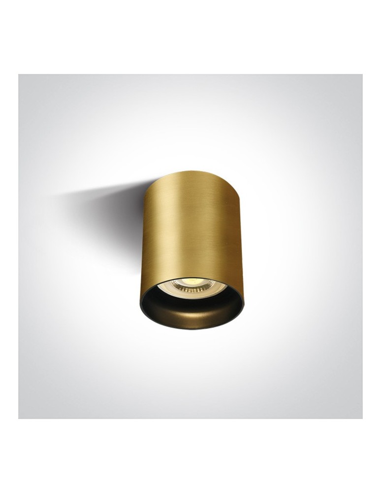 Ceiling luminaires for replaceable light source - One Light Muzaki kitchen style brass ceiling lamp 12105N/BBS - product kolory-swiatla.pl 1