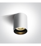 Ceiling luminaires for replaceable light source - One Light White kitchen style ceiling lamp Muzaki 12105N/W - product 1