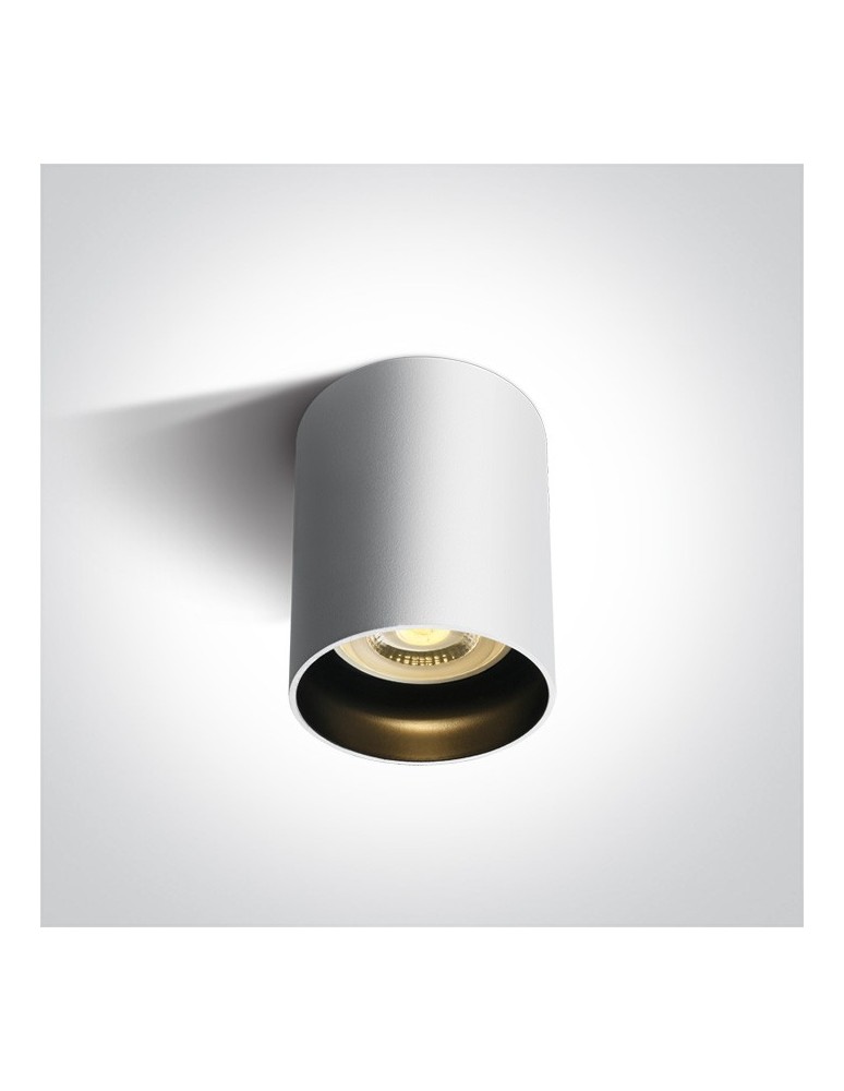 Ceiling luminaires for replaceable light source - One Light White kitchen style ceiling lamp Muzaki 12105N/W - product kolory-swiatla.pl 1