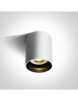 One Light Lampa sufitowa biała styl kuchnia Muzaki 12105N/W