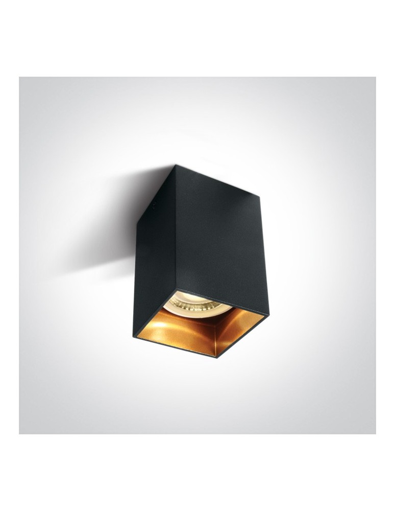 Ceiling luminaires for replaceable light source - One Light loft style black Nikomidia ceiling lamp 12105NA/B - product kolory-swiatla.pl 1