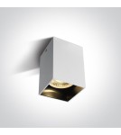 Ceiling luminaires for replaceable light source - One Light loft style white Nikomidia ceiling lamp 12105NA/W - product 1