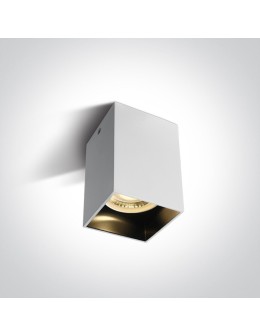 One Light Lampa sufitowa loft styl biała Nikomidia 12105NA/W