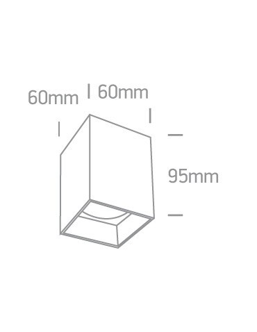 One Light Lampa sufitowa loft styl biała Nikomidia 12105NA/W - produkt 2