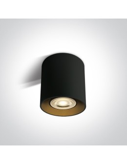 One Light Lampa sufiotwa czarna walec Roda 12105T/B