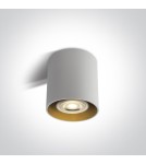 Ceiling luminaires for replaceable light source - One Light sufiot lamp black cylinder Roda 12105T/W - product 1
