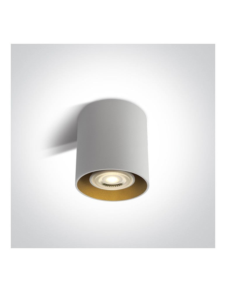 Ceiling luminaires for replaceable light source - One Light sufiot lamp black cylinder Roda 12105T/W - product kolory-swiatla.pl 1