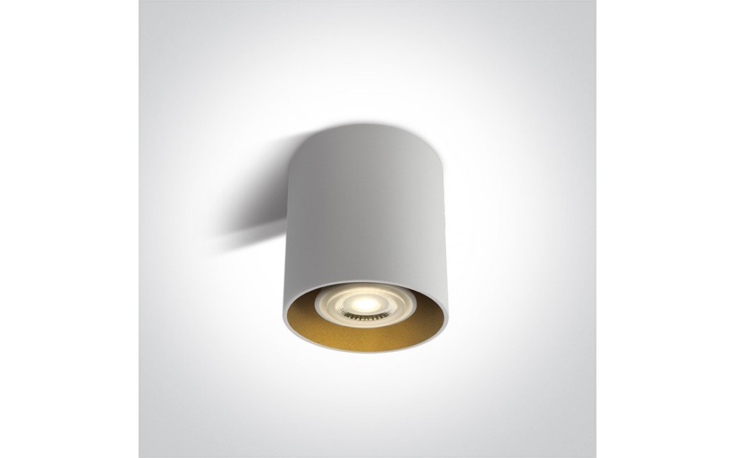 One Light Lampa sufiotwa czarna walec Roda 12105T/W