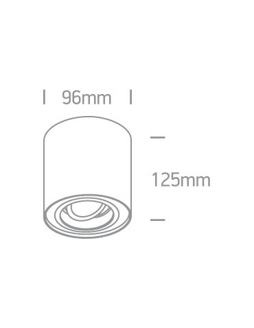 One Light ceiling lamp living room apartment Nemea 12105Y/B - product 2