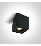 Ceiling luminaires for replaceable light source - One Light Karlowasi black cube ceiling lamp 12105YA/B - product 1