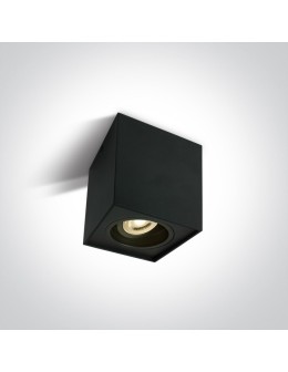 One Light Lampa sufitowa czarna sześcian Karlowasi 12105YA/B