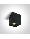 One Light Karlowasi black cube ceiling lamp 12105YA/B