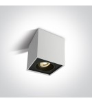 Ceiling luminaires for replaceable light source - One Light Karlowasi black cube ceiling lamp 12105YA/W - product 1