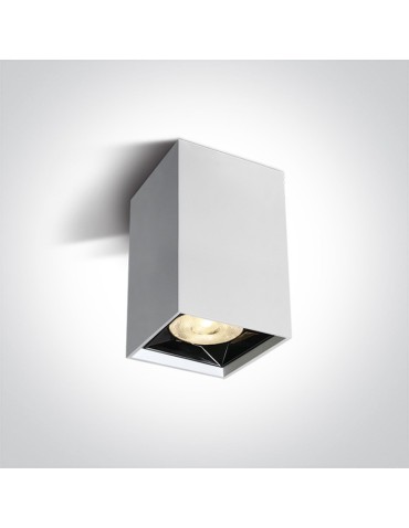 One Light living room ceiling lamp white Nestorio 12106B/W/W.