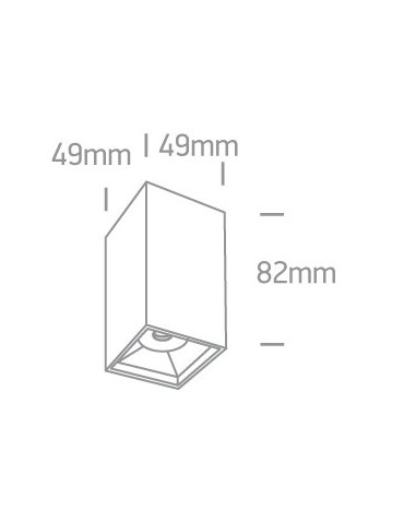 One Light living room ceiling lamp white Nestorio 12106B/W/W. - product 2