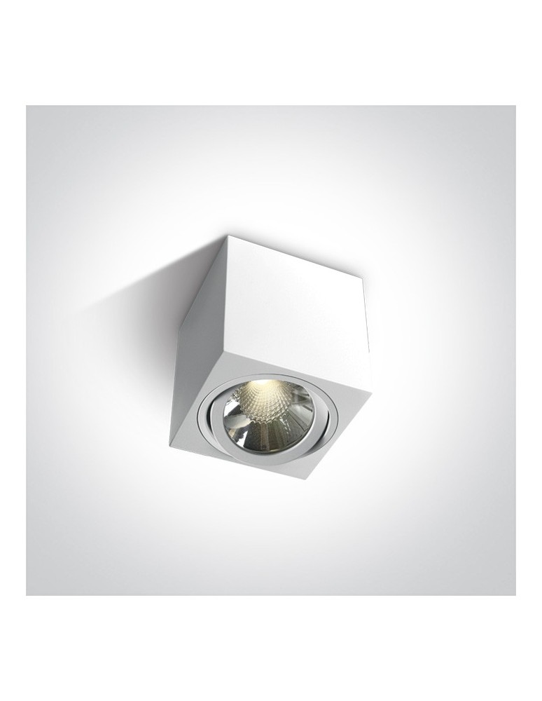 LED ceiling luminaires - One Light LED ceiling lamp living room apartment Oropos 12106CA/W/W. - product kolory-swiatla.pl 1