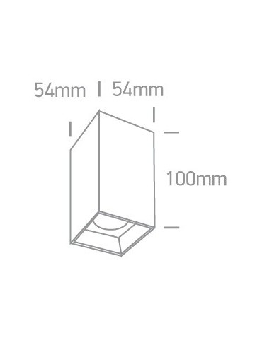 One Light Paralia store ceiling lamp 12107B/W/W. - product 2