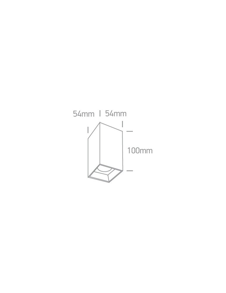 LED ceiling luminaires - One Light Paralia store ceiling lamp 12107B/W/W. - product kolory-swiatla.pl 2