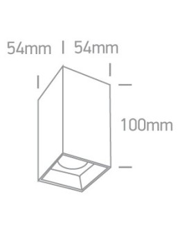 One Light Lampa sufitowa do sklepu Paralia 12107B/W/W - produkt 2