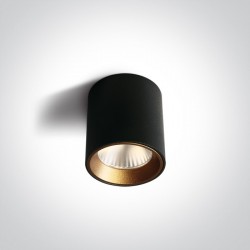 One Light Lampa sufitowa LED przyjemne światło Pitagorio 12107K/B/W