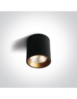 One Light Lampa sufitowa LED przyjemne światło Pitagorio 12107K/B/W