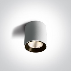 One Light Lampa sufitowa LED przyjemne światło Pitagorio 12107K/W/W