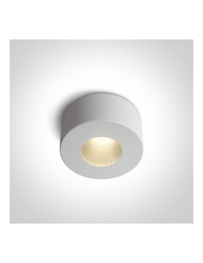 LED ceiling luminaires - One Light Stylish LED ceiling lamp white Polijiros 12107/B/W - product kolory-swiatla.pl 1