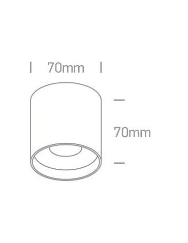 One Light Karas universal ceiling lamp 12108C/B/W - product 2