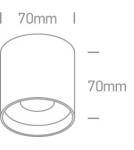 LED ceiling luminaires - One Light Karas universal ceiling lamp 12108C/W/W - product 2
