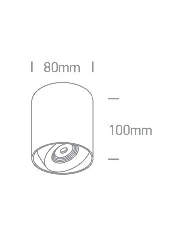 One Light Pylos adjustable ceiling lamp 12108X/W/W - product 2