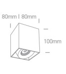 LED ceiling luminaires - One Light Samarina adjustable ceiling lamp 12108XA/W/W. - product 2